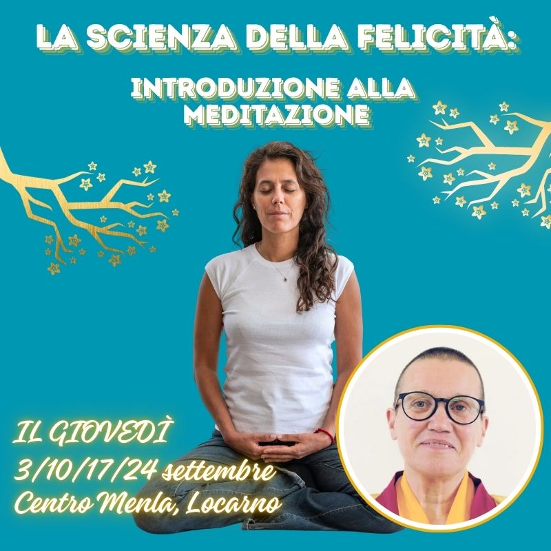 Immagine del Programma Generale di settembre del Centro Kadampa di Locarno dedicato alla meditazione.